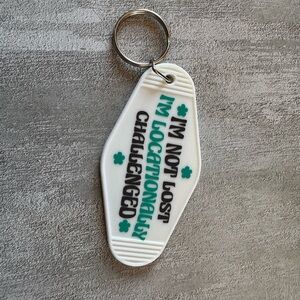 NWOT Handmade Funny Hotel Keychain